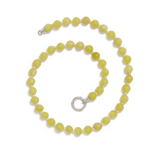 Eve Necklace - Lemon Agate/Silver