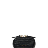 Tarin Airpod Pouch - Black Croc