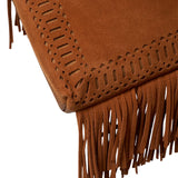 Coco Mini Bag - Tan Suede + Fringe