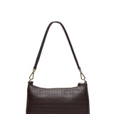 Haven Shoulder Bag - Cacao Croc
