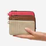Winona Card Holder - Champagne Metallic