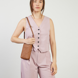 Maggie Crossbody - Tan Bias