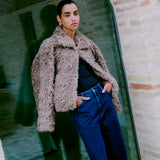 Curlie Jacket - Beige