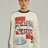 Bleu 55 LS Tee - Vintage White