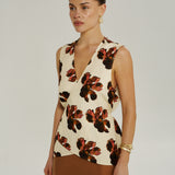 Wrap Vest - Butter Fleur