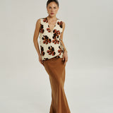 Heidi Maxi Skirt - Toffee