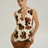 Wrap Vest - Butter Fleur