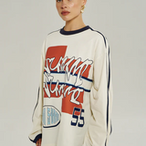 Bleu 55 LS Tee - Vintage White