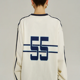 Bleu 55 LS Tee - Vintage White