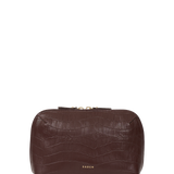 Tate Pouch - Espresso Croc
