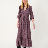 Sanni Maxi Dress - Flower Print