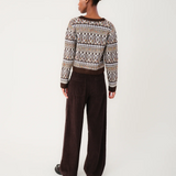 Saxo Knit Cardigan - Dark Mocha