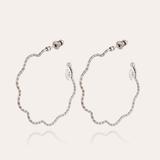 Florette Hoop Earrings - Small - Silver
