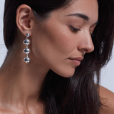 Hi Ho Earrings - Silver