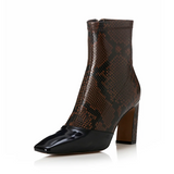 Selena Ankle Boot - Chock Snake