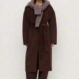 Shiloh Speckle Wool Knit - Aubergine