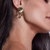 Dream Catcher Earrings - Gold