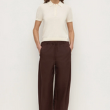 Sloane Cotton Cashmere Polo - Cream