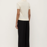 Sloane Cotton Cashmere Polo - Cream