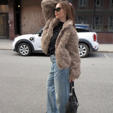 Curlie Jacket - Beige