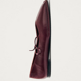 Sway Leather Ballet Flats - Burgundy