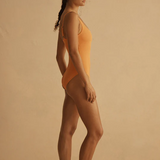 Square Neck One Piece - Tangelo