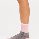Block Crew Sock - Smoke Grey