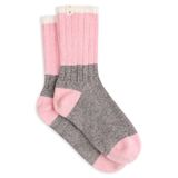 Block Crew Sock - Smoke Grey