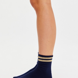 Curio Crew Sock - Navy