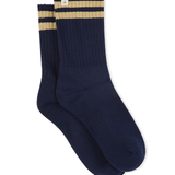 Curio Crew Sock - Navy