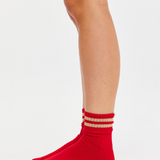 Curio Crew Sock - Cherry