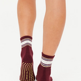 Adesa Grip Sock - Merlot