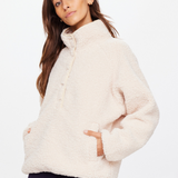 Harlow Fleece Pullover - Natural