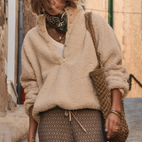 Harlow Fleece Pullover - Natural