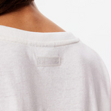 Elina V Neck Tee - White