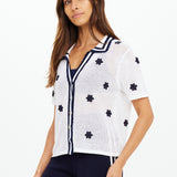 Piazza Koa Knit Shirt - White