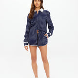 Belize Bobbi Collared Shirt - Stripe