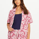 Lahania Cabana Zip Shirt - Floral