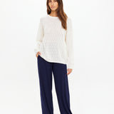 Chennai Yelena Knitted Top - Cream