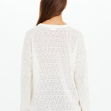 Chennai Yelena Knitted Top - Cream