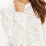 Chennai Yelena Knitted Top - Cream