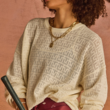 Chennai Yelena Knitted Top - Cream