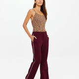 Mendoza Jackie Flare Pant - Bordeaux