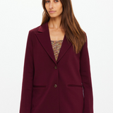 Mendoza Boyfriend Blazer - Bordeaux