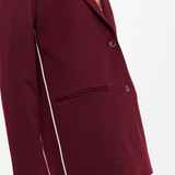 Mendoza Boyfriend Blazer - Bordeaux