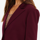 Mendoza Boyfriend Blazer - Bordeaux