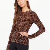 Ludlow Ava Long Sleeve Knit - Leopard