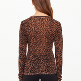 Ludlow Ava Long Sleeve Knit - Leopard