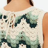 Tidal Sandrine Crochet Dress - Jade