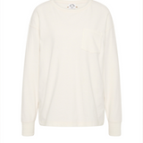 Soho Cara Long Sleeve Top - Creme